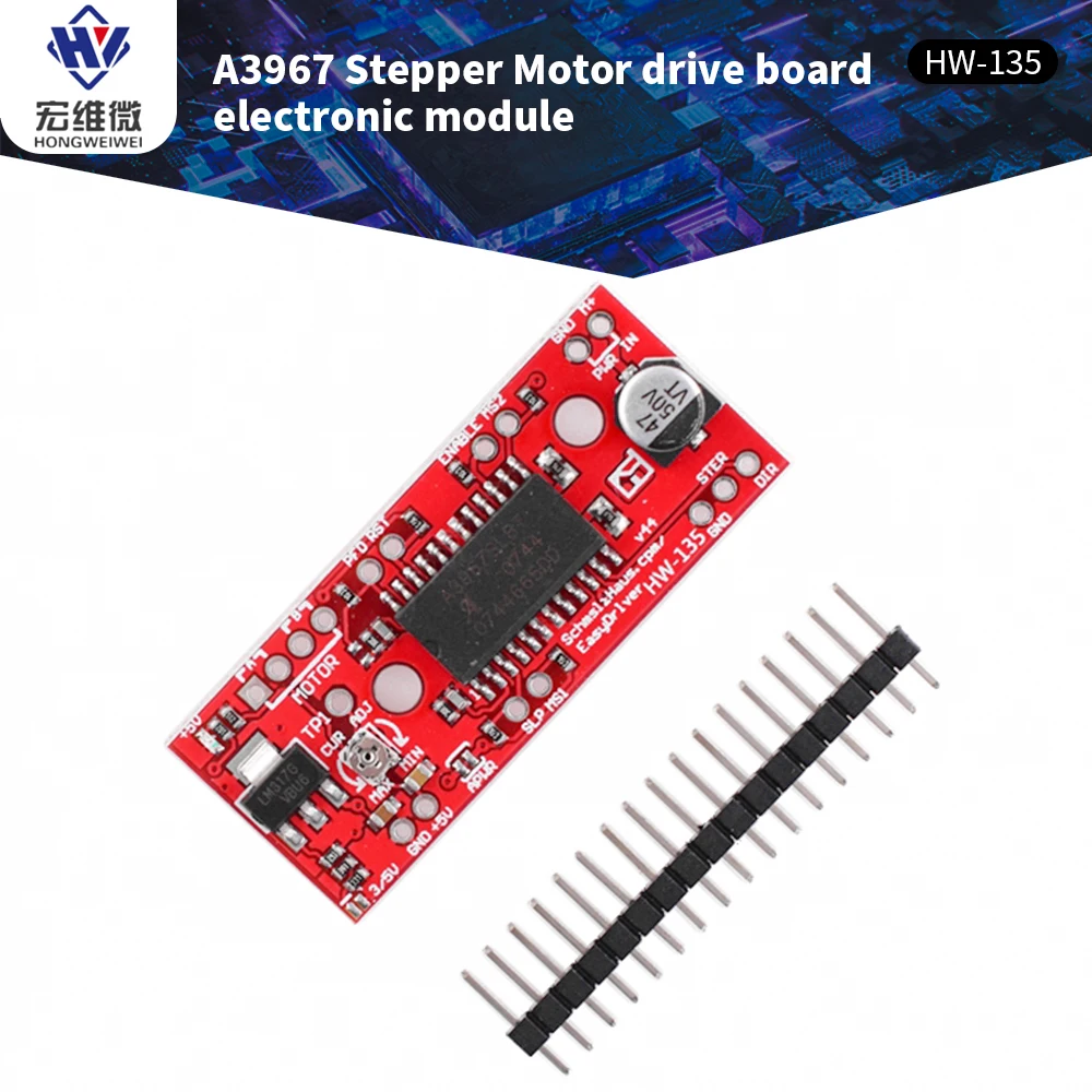 

A3967 Stepping Motor Driver Development Board EasyDriver Shield Stepper Motor Driver Module for Arduino Electrical Assembly Part