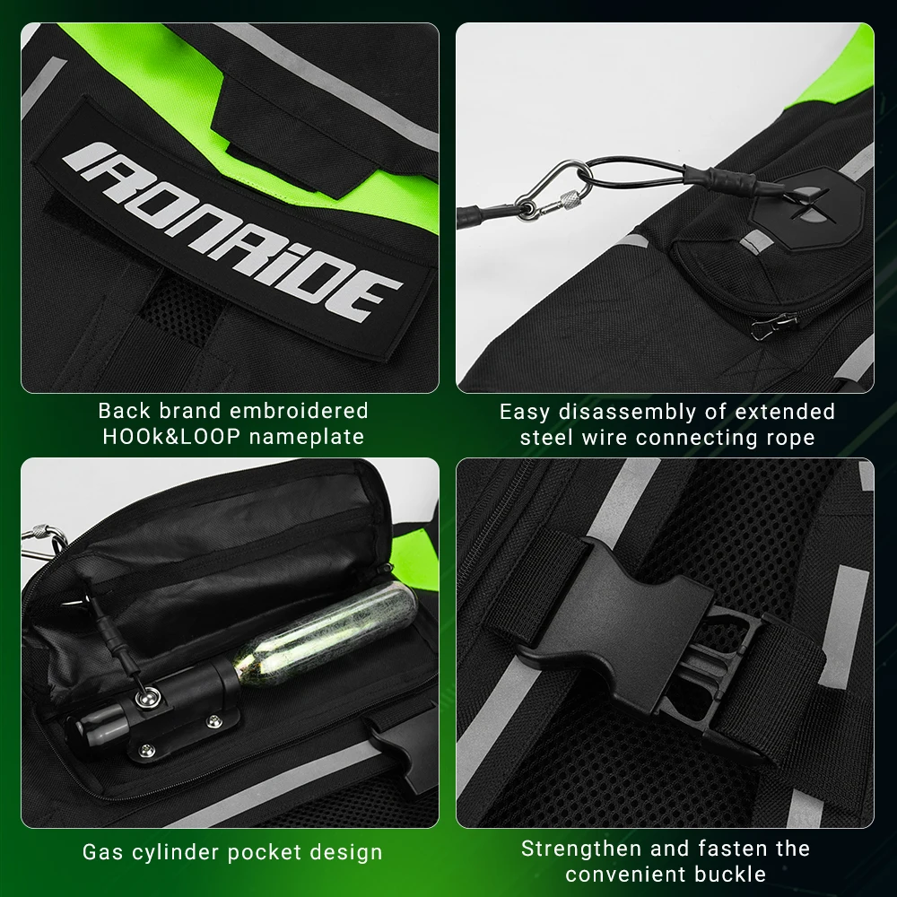 Новый светоотражающий жилет защитная светоотражающая куртка мотоциклетная