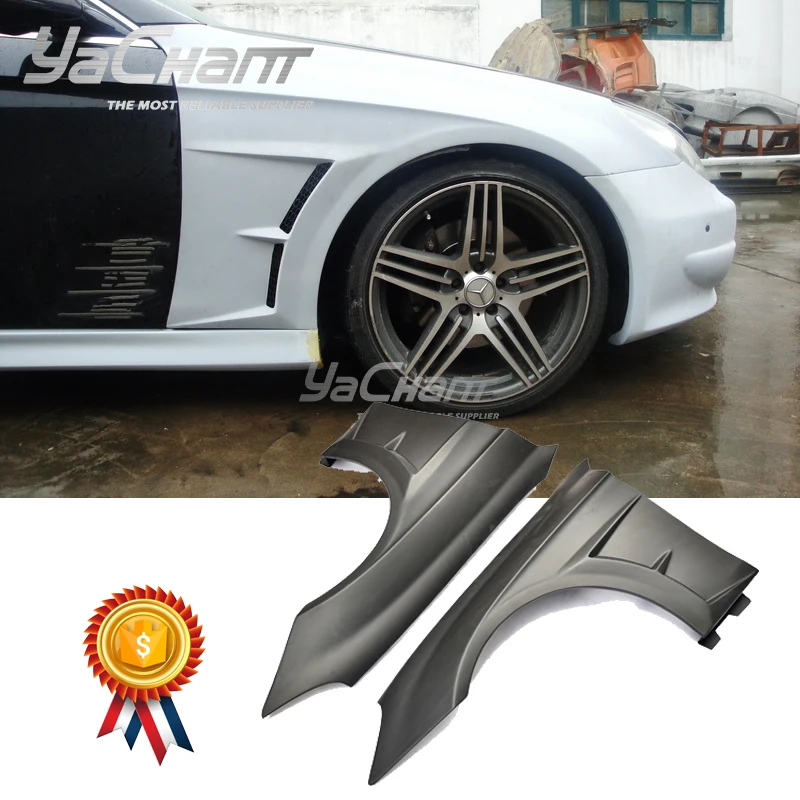 

Стайлинг автомобиля FRP стекловолокно VB стиль переднее крыло подходит для 2005-2010 MB W219 CLS Class переднее крыло