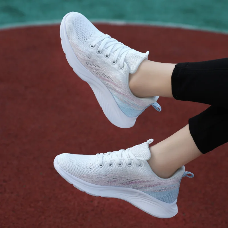 Lightweight Running Shoes Women Breathable Mesh Sports Shoes Anti-slip Female Jogging Fitness Sneakers Outdoor Walking Shoes