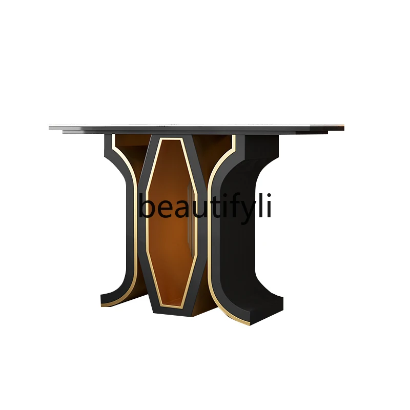 Легкая роскошная каменная плита платформа Xuanguan итальянский коридор с торцевым