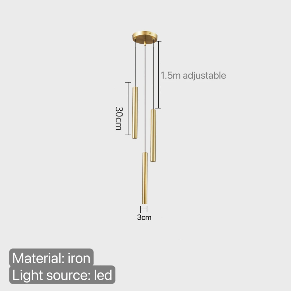 

Подвесной светильник LED, золото/черный/белый