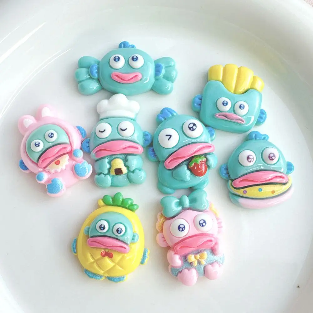 5 шт. miniso hangyodon резиновые кабошоны из смолы аксессуары для ювелирных изделий diy