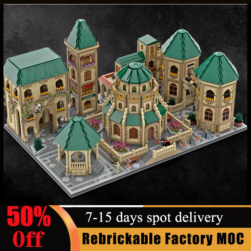 

13991pcs SW Battle for Theed Bundle Building Blocks Customized MOC Street View Bricks Assembly DIY Birthday Children Toys Gifts
