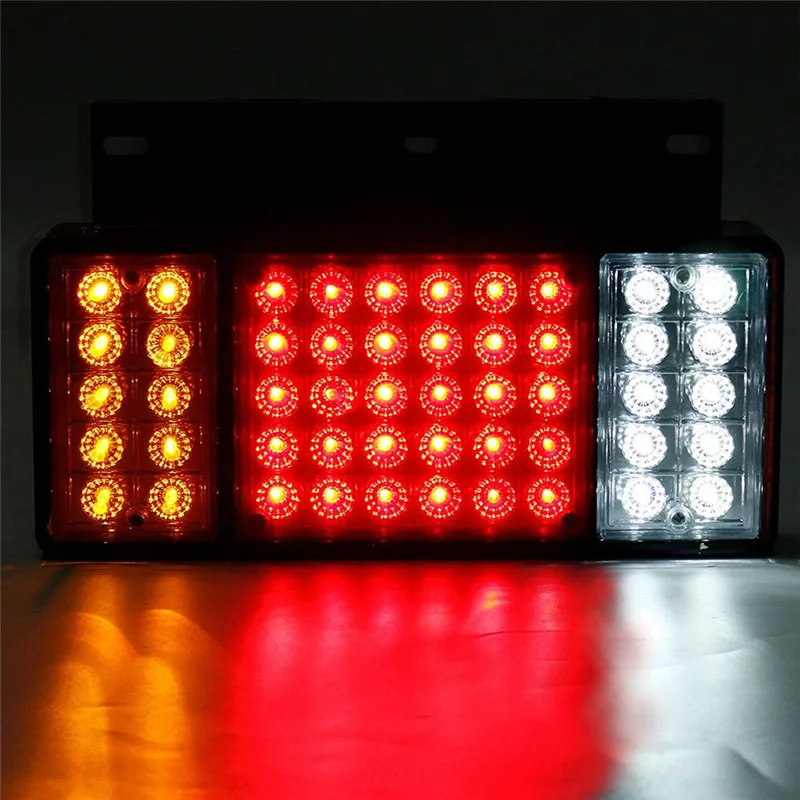 Новый высокое качество 2 шт супер яркий длинный срок службы 50 LED задний фонарь