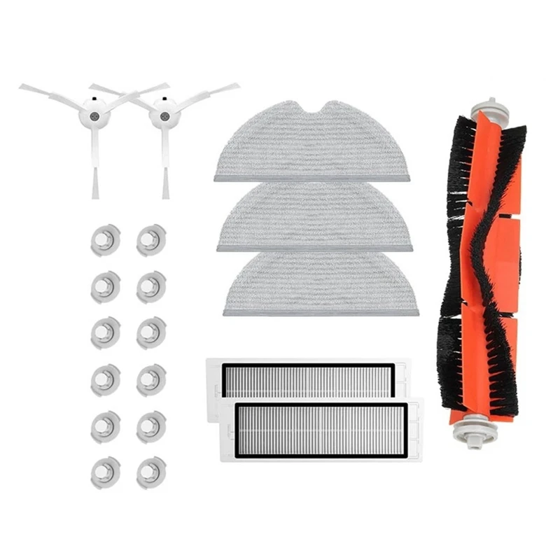 

Запчасти для робота-пылесоса Xiaomi Mi 1 1S Roborock S5 Max S50 Mijia, фильтр НЕРА, основная щетка, боковая щетка