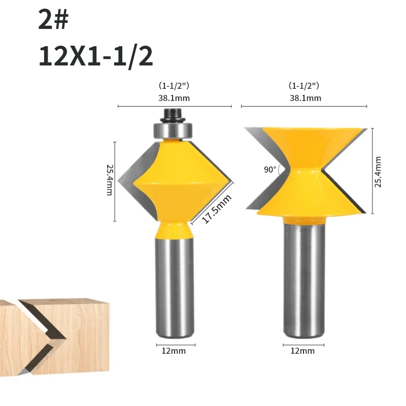 

Фрезы для кромкооблицовочного станка YUSUN, 2 шт.