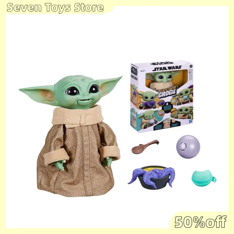 Новая официальная электронная игрушка Star Wars The Mandalorian Grogu Baby Yoda со звуком и интерактивными функциями, коллекционный подарок для взрослых (art.: 3920db8ea0e01) - 3920db8ea0e01