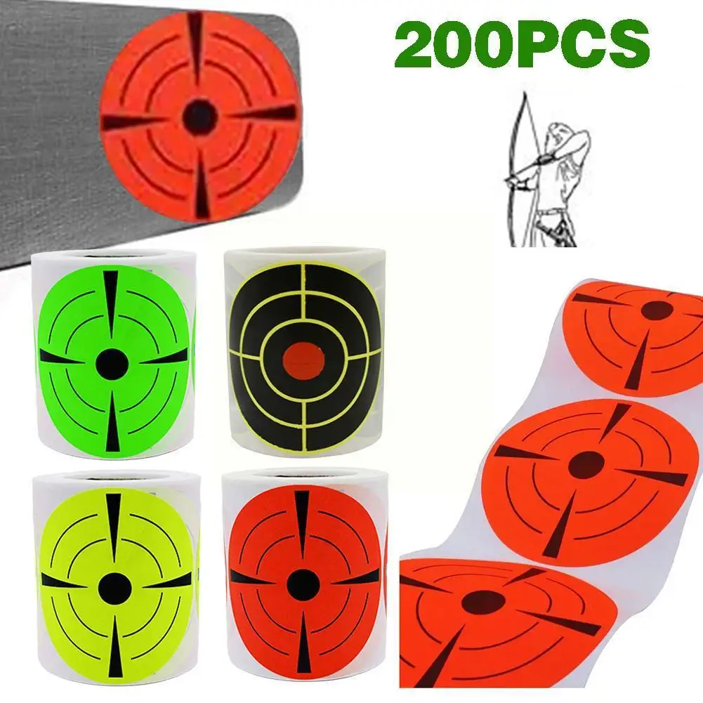 3 Inch Target Stickers Self-Adhesive Splatter Target Splash 