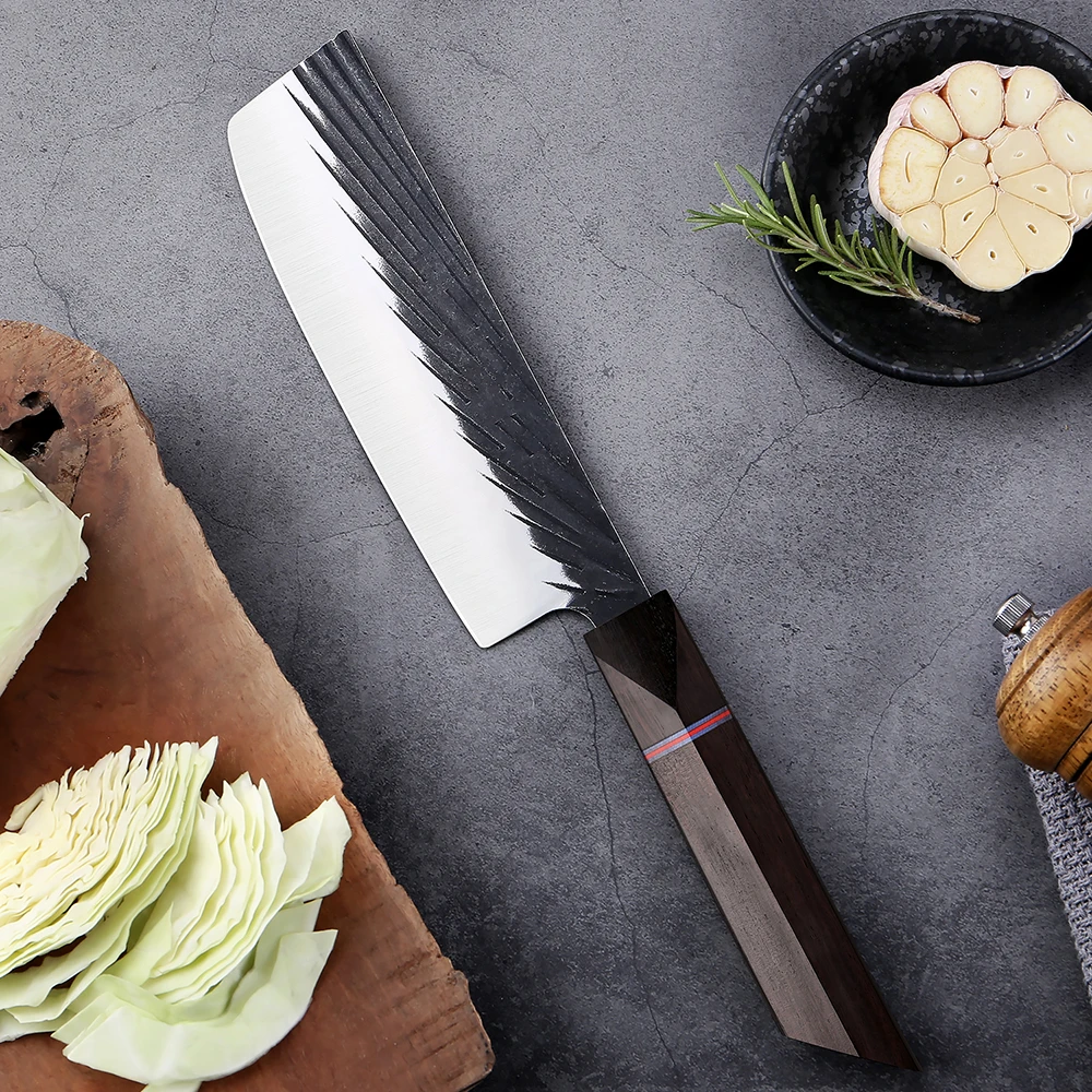Стандартный японский нож для овощей 7 дюймов острый кухонный из нержавеющей