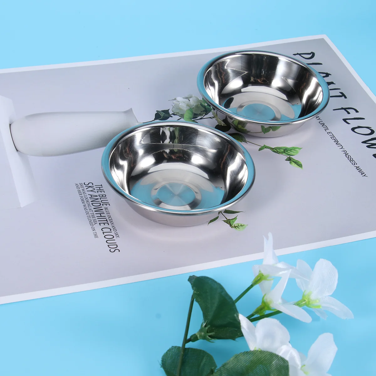 

5 Pcs Flavor Dish Ice Cream Dishes Stainless Steel Seasoning Dish Seasoning Dishes Dried Fruit Tray Kimchi Bowl