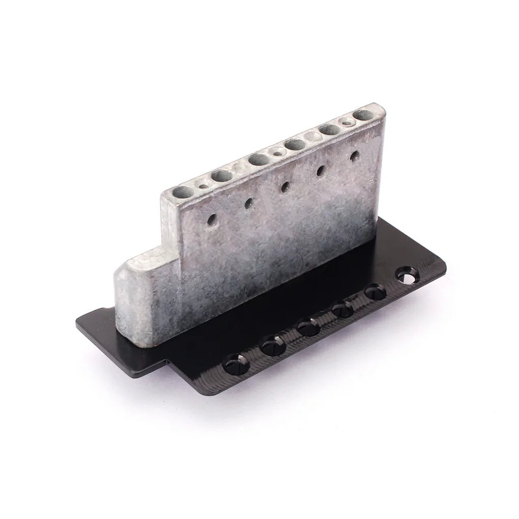 

Guitar Bridge Electric Tremolo Smooth Surface Replaced Part Metal Saddle