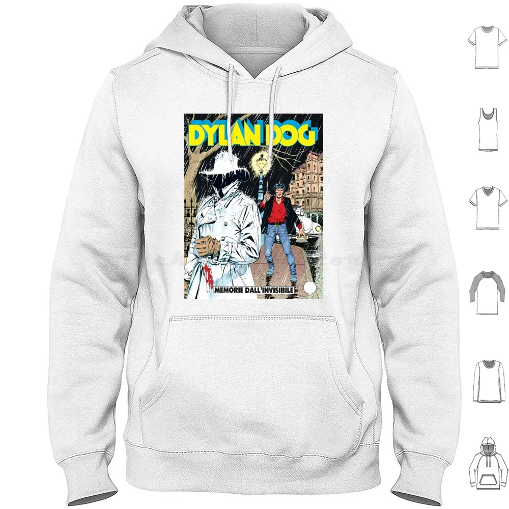 

Dylan Dog Hoodie cotton Long Sleeve Memorie Dallinvisibile Dylan Dog