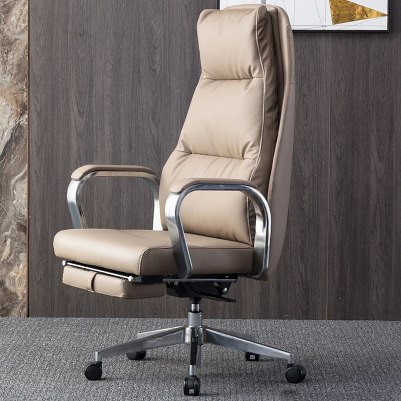 Comfort Lounge Design Office Chair With Footrest Caster Whee