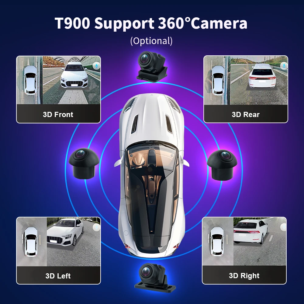 EKIY T900 Blu-ray QLED для FIAT 500 2009 2010 2011 2012 2013 - 2015 Автомобильный радиоприемник