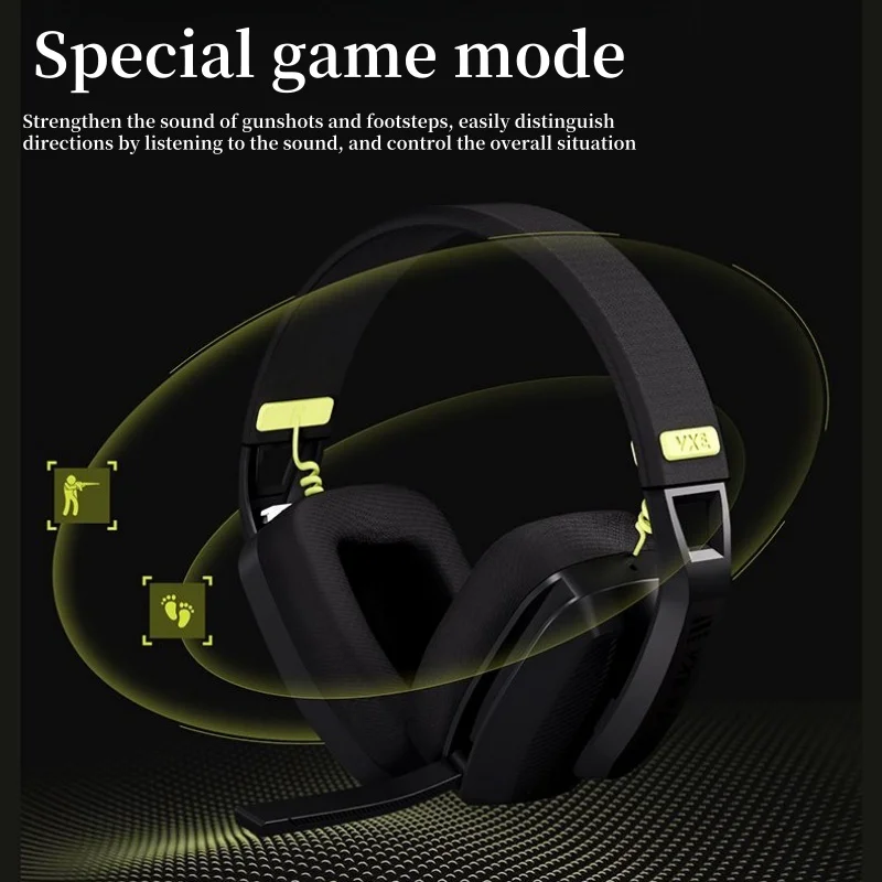 VGN VXE Siren V1 Беспроводные Bluetooth-наушники Hi-Fi геймерские наушники 2 режима Bluetooth