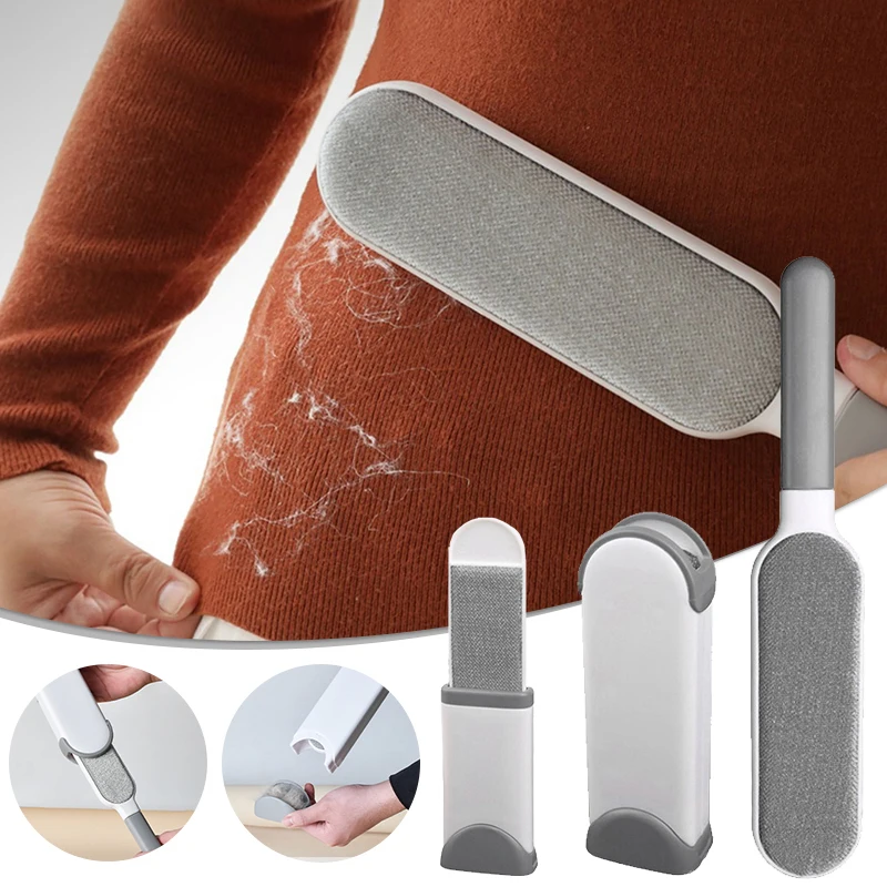 

Magic Clothes Lint Remover Reusable Pet Cat Hair Fur Roller Brush Reusable Static Dusting Cleaning Brushes Manual Cleaner Tool