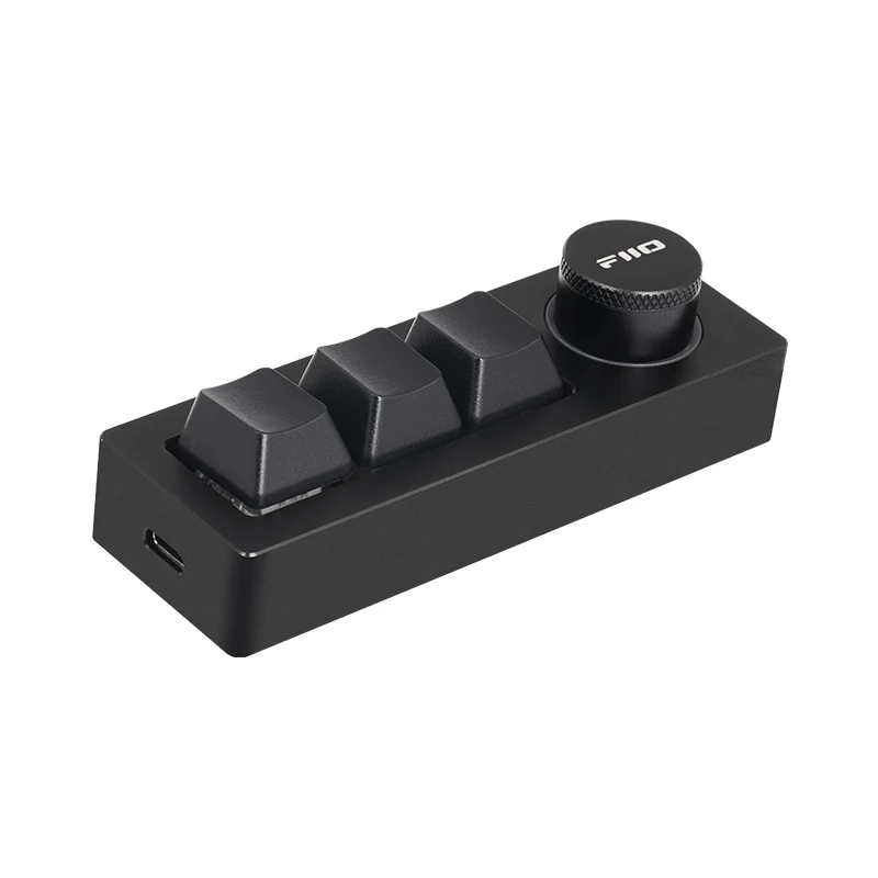 

FiiO KB1 Mechanical Music Remote Keyboard（Black color）KB1K being made of ABS+PMMA plastic