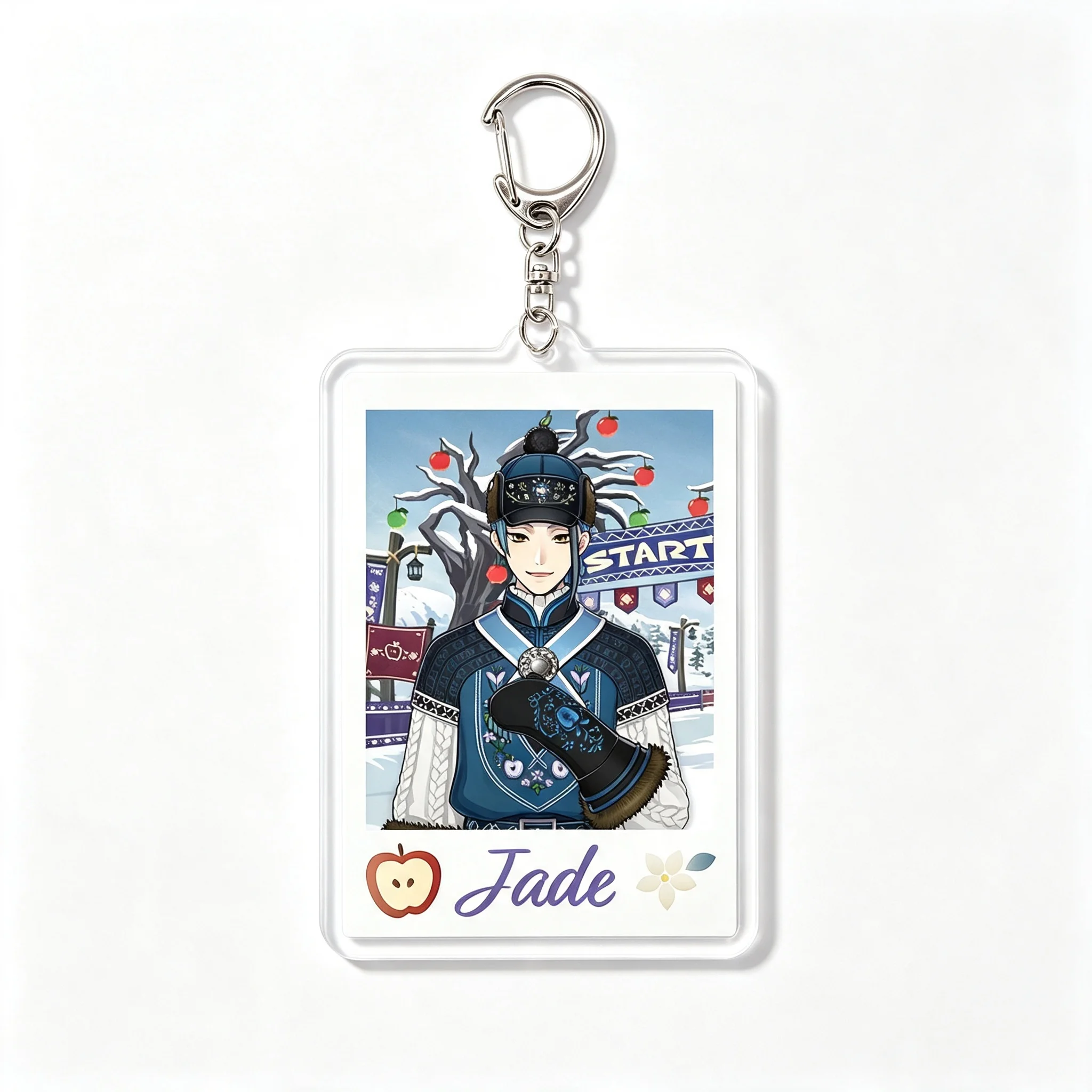 Фото Извращенная брелок для акриловых ключей LEONA FLOYD AZUL JACK RUGGIE TREY KALIM COSPLAY ANIME MODEL PLATE 6CM №3