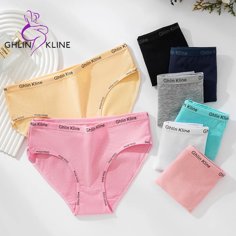 3PCS/Set Plus Size трусы женские Cotton Panties For Women Sexy Underwear Intimates Lingerie Ladies Briefs Girl Panties