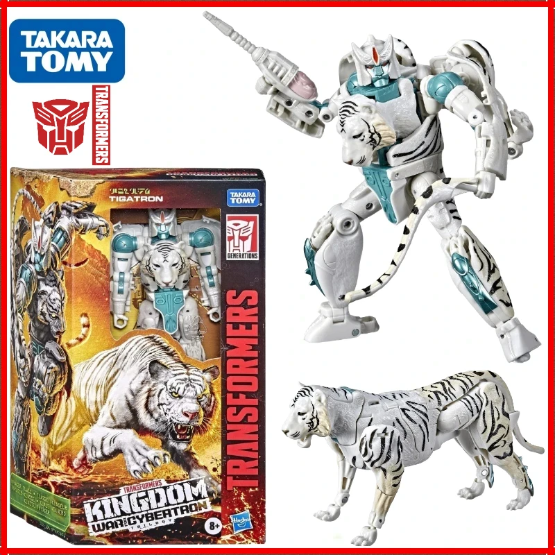Оригинальный TM Transformer G Series Kingdom WFC-K35 Белый Тигр Коллекционная фигурка Аниме Робот