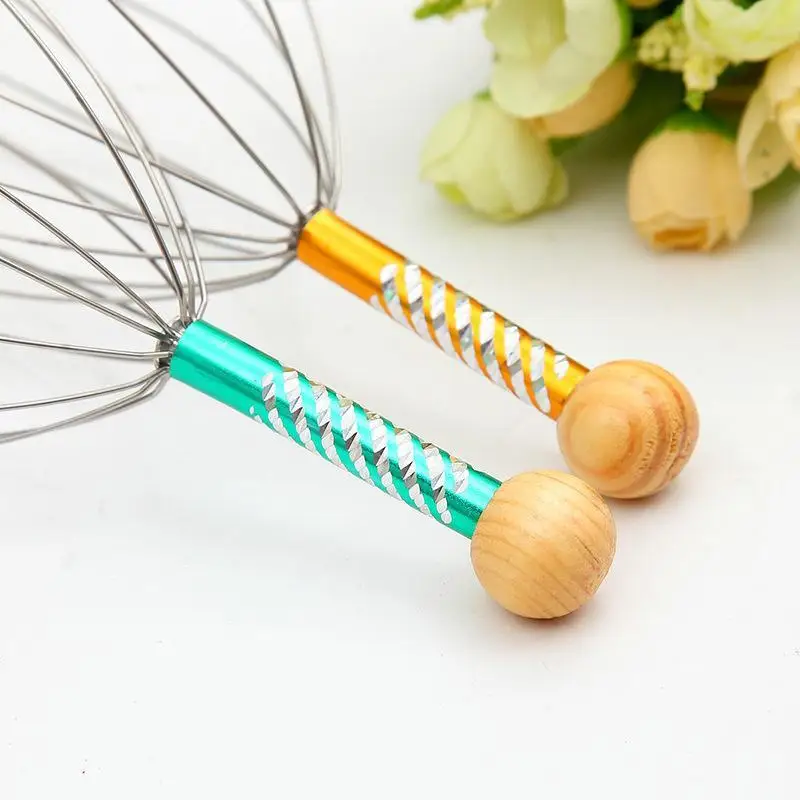 

1PC Octopus Head Scalp Relaxation Massage Pain Relief Body Massager Stress Release Relaxing Claw Metal Massager Device Unisex
