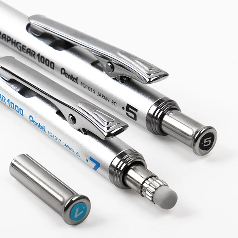 Фото Студенческий карандаш 0,3 Lead 0,5 Pentel для рисования графическая Шестерня механический простой карандаш 1 шт. механический не 1000 0,7 0,9 мм №4