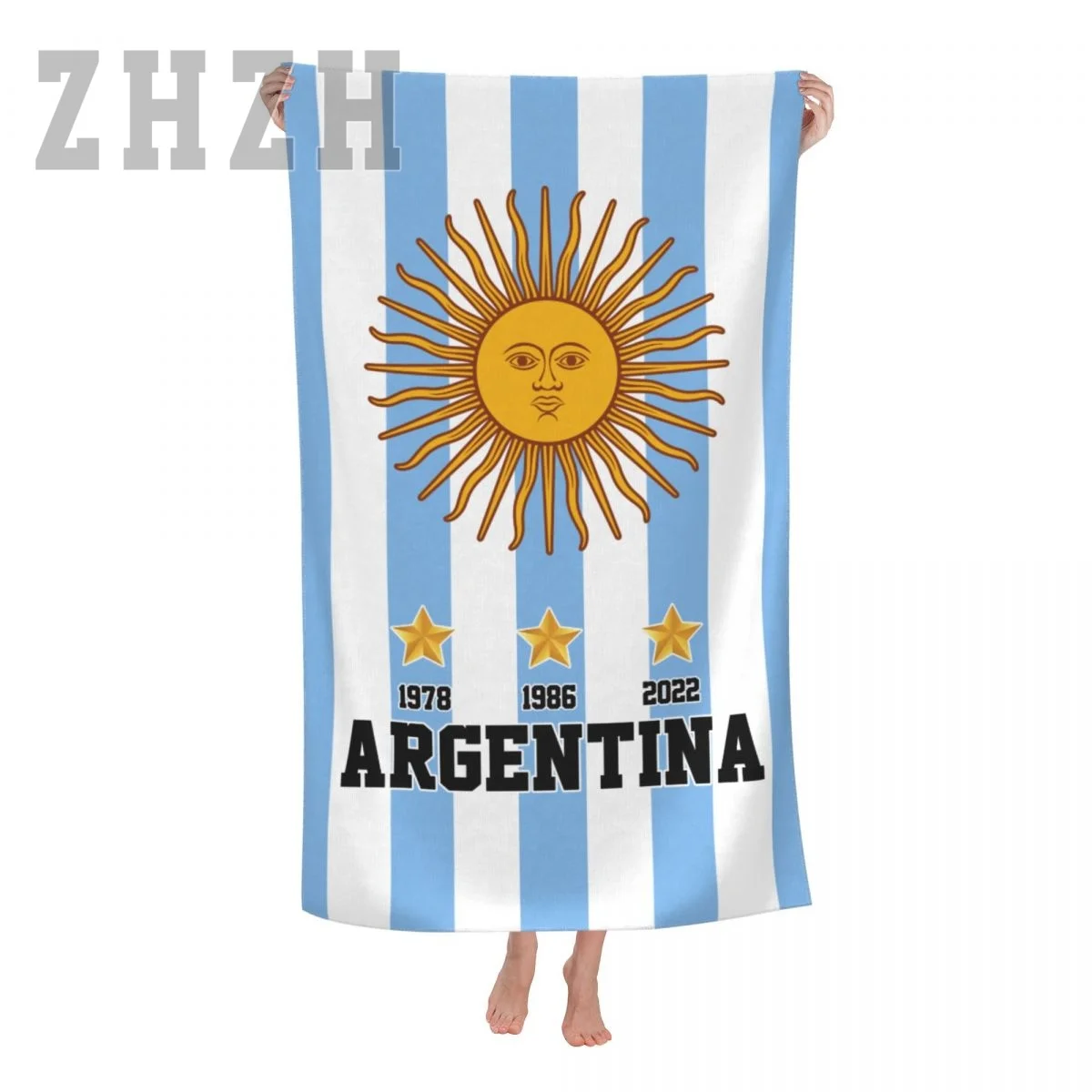 Absorbing Soft Water Bathtowel Breathable Beach Swimming Bathroom