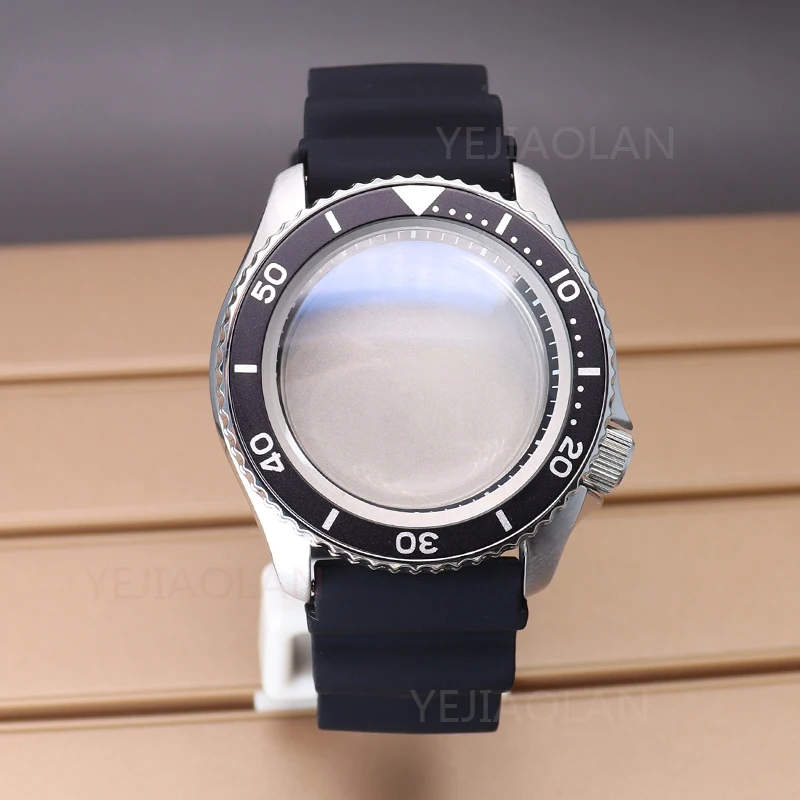 42.5mm skx007 Watches Case Rubber Strap Bracelet Mod skx skx009 skx013 Parts For Seiko nh34 nh35 nh36 nh38 Movement 28.5mm Dial
