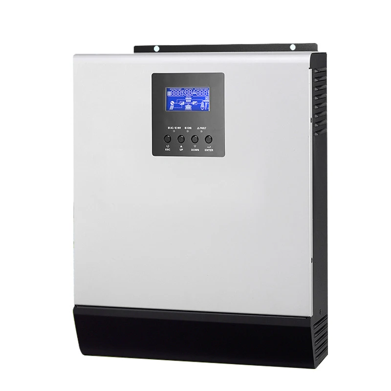 3KVA Солнечный Инвертор Чистая синусоида 2400W 24V 220V 3000W Гибридный инвертор Встроенный MPPT Солнечный контроллер инвертор зарядного устройства