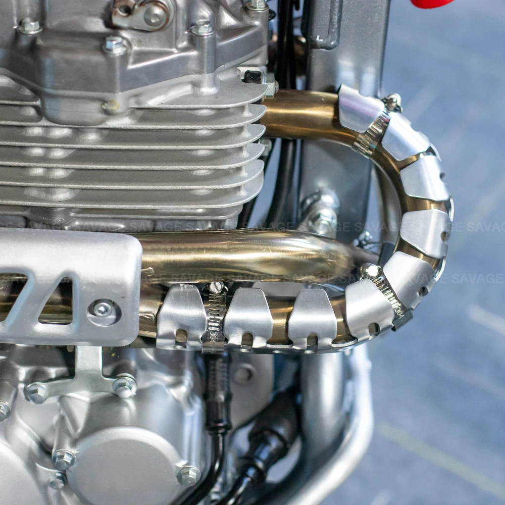 Защитная крышка для выхлопной трубы теплозащитный экран защитные манифолы HONDA XR