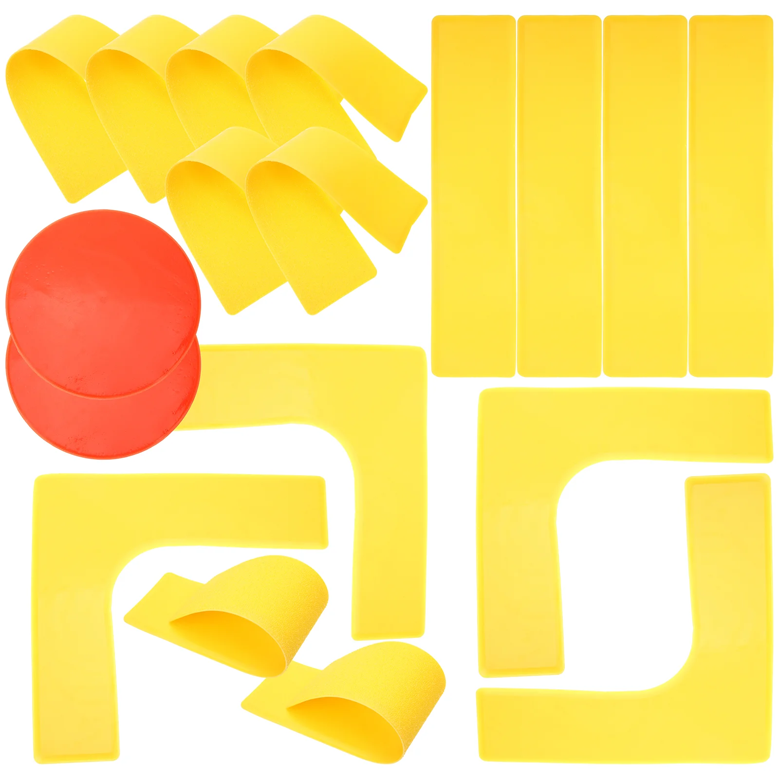 

Football Marking Signs Pe Teacher Supplies Training Round Rugs Soccer Markers Spot Kid Carpet Flat