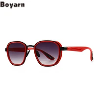 boyarn oculos uv400 shades popular modern sunglasses street photos ins online popular model square sung