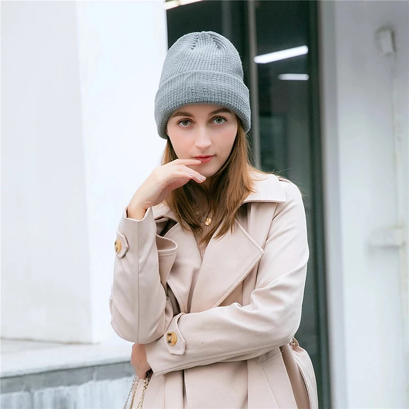 

Светоотражающая Шапка-бини, Женская осенне-зимняя шапка, модная женская шапка, теплые шапки, брендовые вязаные шапки для мужчин, 2022