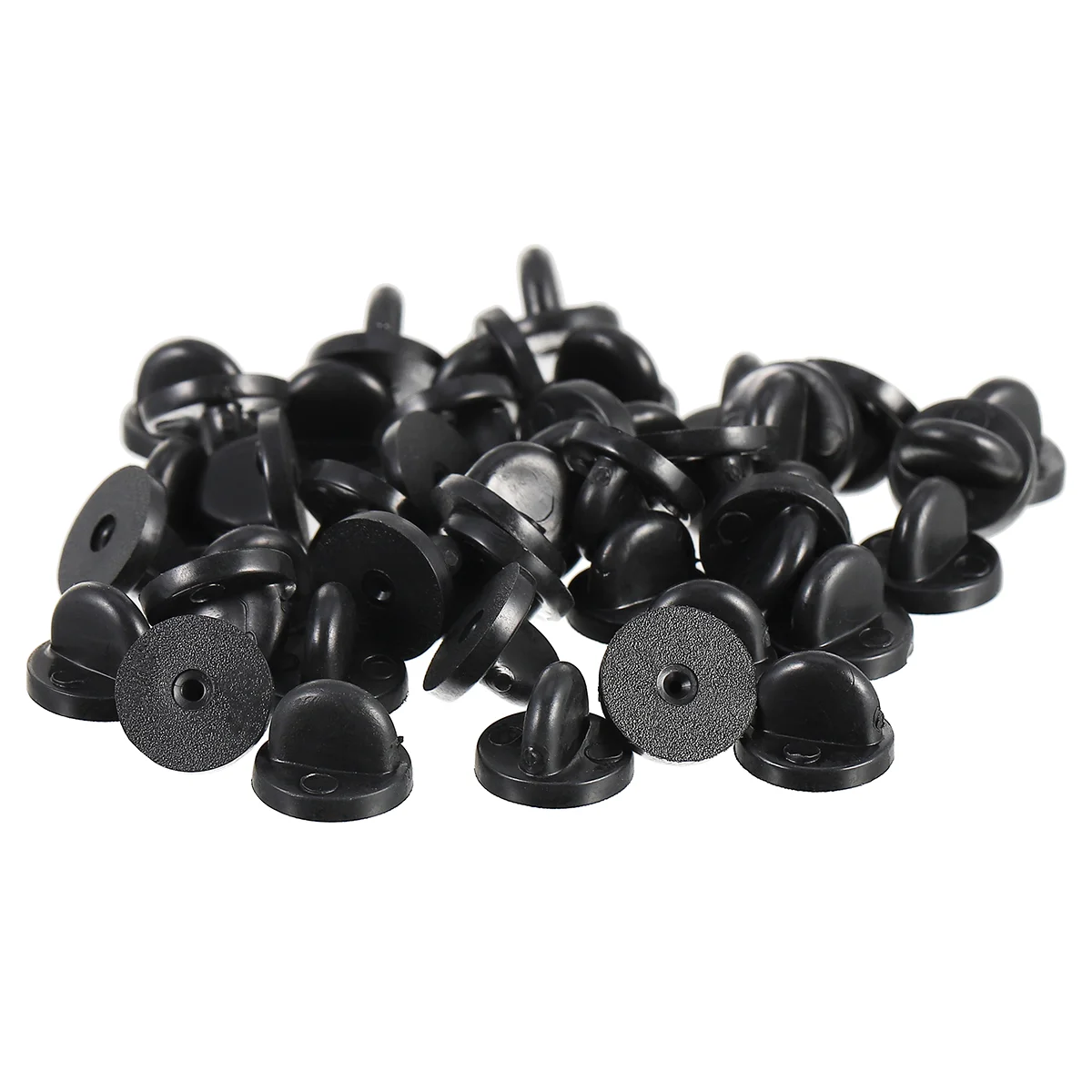 

Pin Backings Clutch Lapel Rubber Brooch Backs Pvc Clasp Tie Keepers Tack Backing Badges Replacement Holder Plastic Uniform Badge