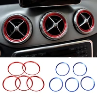 alloy center front air condition ac vent outlet ring cover trim for mercedes benz a b cla gla class w176 c117 w246 x156