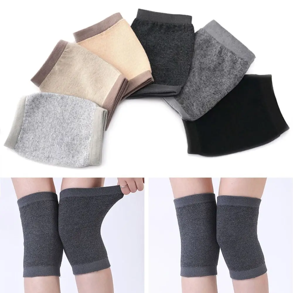 

Leg Warm Breathable Thicken Winter Warmer Supplies Knee Warmers Plus Velvet Knee Pads Anti Cold