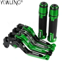 motorcycle cnc aluminum adjustable brake clutch levers handlebar knobs handle hand grip ends for yamaha downtown 125 200 300 350