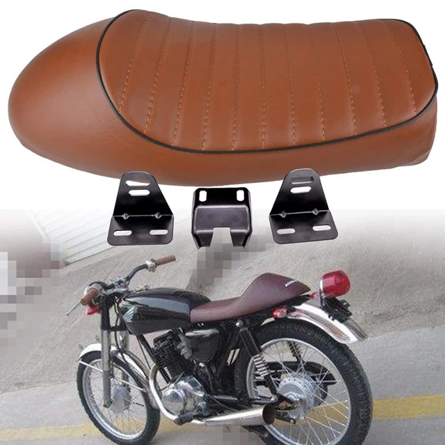 Сиденье мотоцикла Cafe Racer с горбинкой Седло для Suzuki GS Yamaha XJ ...