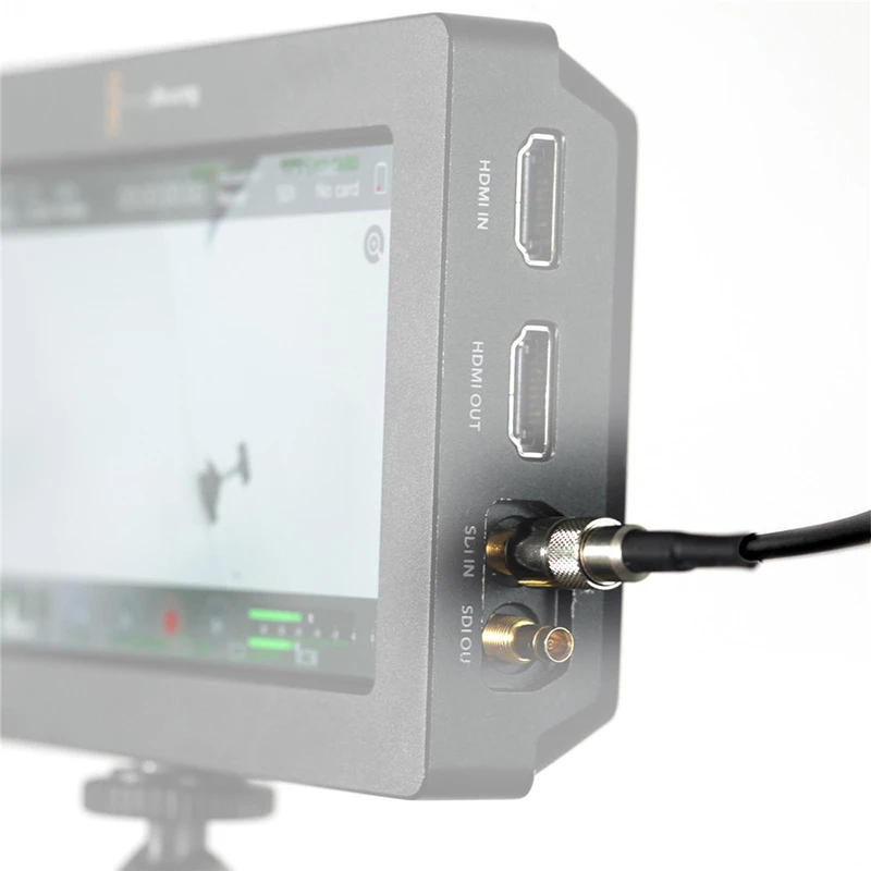 Фото DIN 1,0/2,3 штекер к BNC 75 Ом Vedio SDI кабель для BMD HD SDI 3G SDI Vedio Camera монитор системы помощи Audio Gateway Hub №2