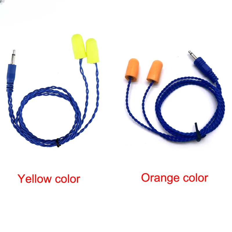 High Quality 3.5mm Rugged Radio Noise Cancelling Racing Foam Earbuds Mono Speaker Headphone Headset Cable Earphone Cord