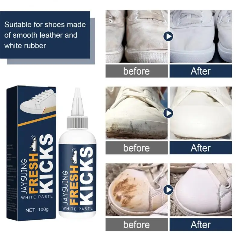 

Brightening Shoe Polish Lasting Bright White White Shoe Cleaning Agent Decontamination To Yellow Edge White Shoes Cleaning Gel