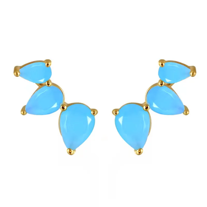 

Бирюзовые серьги-гвоздики