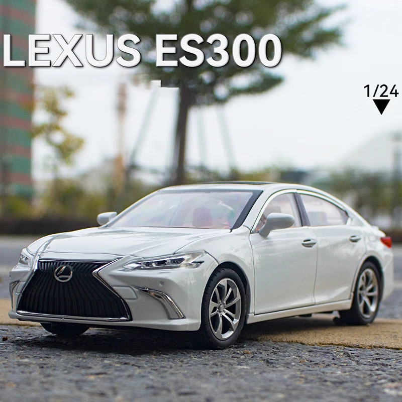 

1/24 Lexus ES300 Simulation Model Car Children's Diecast Toy Car Alloy Sound And Light Pull Back Toy Boy Birthday Gift Cars