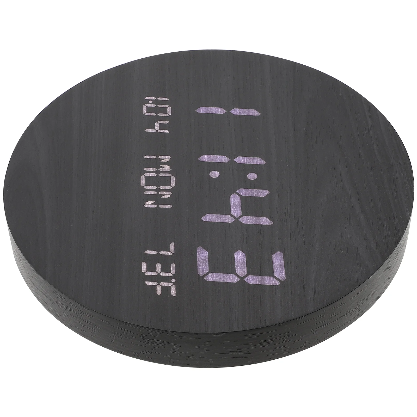 

1Pc Multifunctional Clock Electric Clock Wood Clock for Bedroom Bedside Decor Home