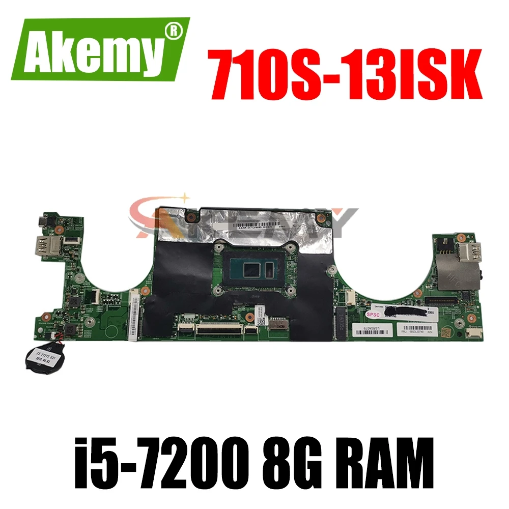 

448.0A701.0011 материнская плата для Lenovo 710S-13ISK xiaoxin air13 материнская плата для ноутбука ЦП i5 7200 8 ГБ ОЗУ 100% тестовая работа