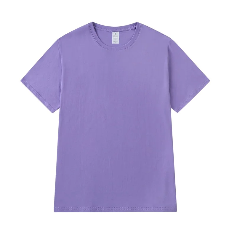 

KANNISAK Mens T-shirt Solid High Quality 100% Cotton White Grey Blue O-neck Loose Casual Couple Clothing Spring Summer Tees Top