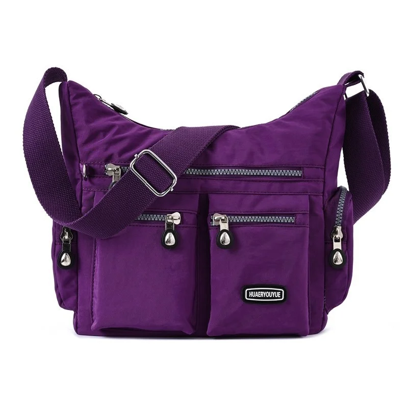 

Shoulder Women's Bag Nylon Waterproof Quilted High Capacity Female Crossbody Bags For Women Satchel Handbags
