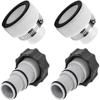 hose adapter replacement for filter pumps drain plug connector adapter converts 1 25 to 1 5 inch pool hose threaded connection
