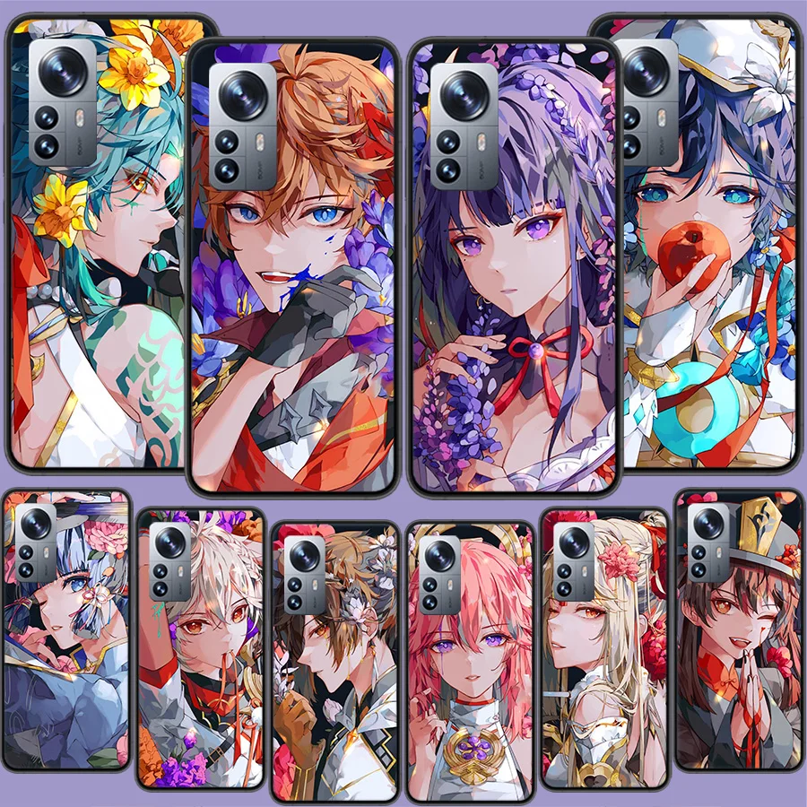 

Genshin Impact Raiden Shogun Phone Case For Xiaomi Mi 13 12T Pro 12X 12 Lite 5G 11T 11i 11 Ultra 10 10T 9T Pro 9 8 6X 5X A1 A2 C